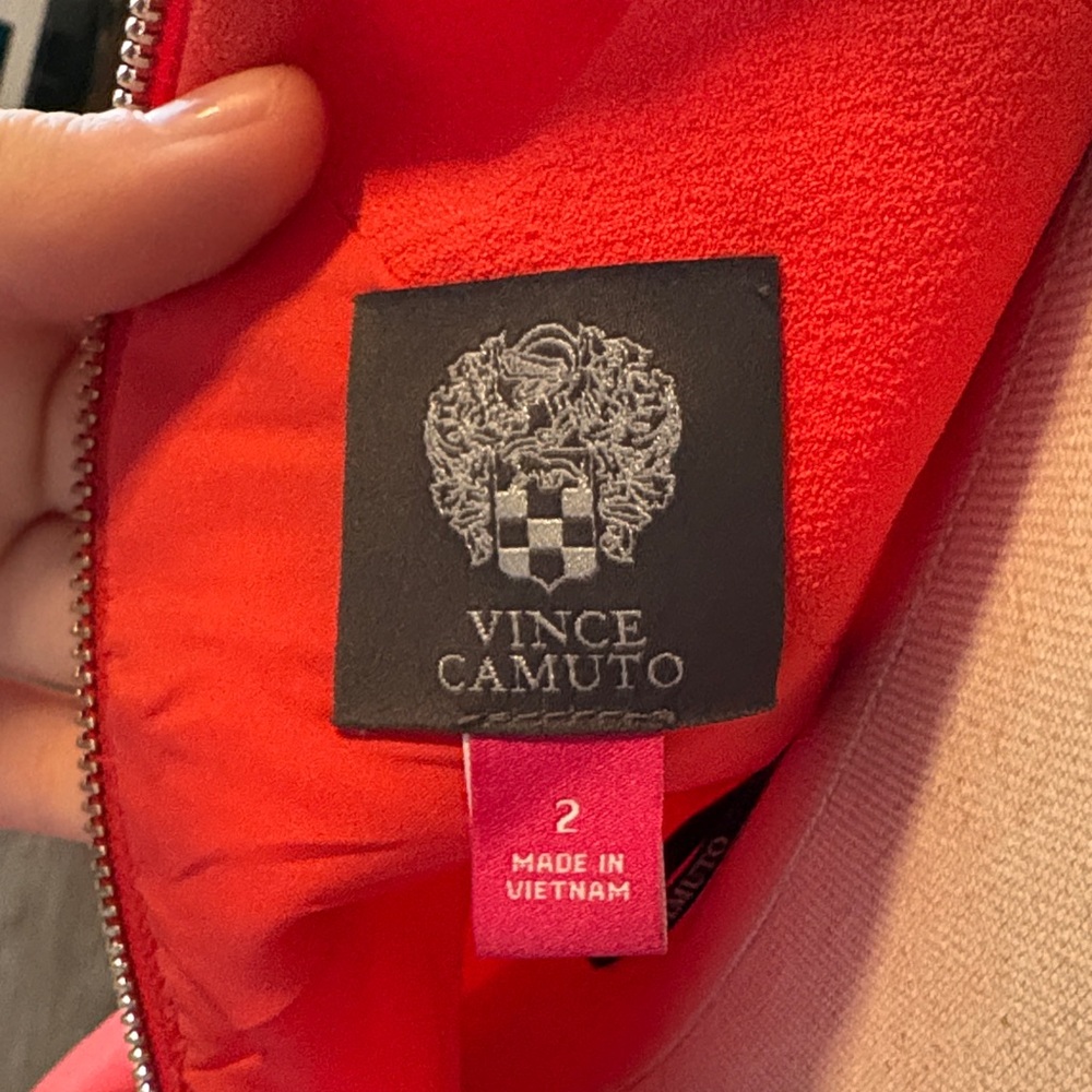 Vince Camuto Vibrant Red Dress - Picture 2 of 7
